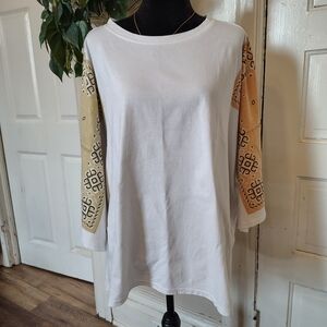 Bandana Oversized Boxy MNML Mens Large Tshirt/T390